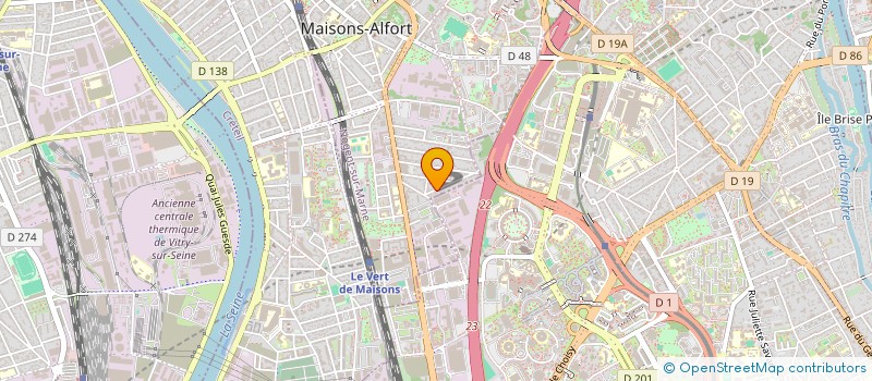 localisation de l'entreprise SCI BELFORT à MAISONS-ALFORT