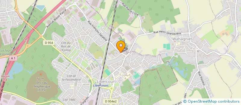 localisation de l'entreprise SCI BELFORT R & P  LIBERCOURT