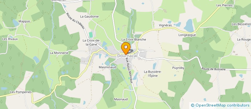 localisation de l'entreprise SCI BELFRANCE  DOURNAZAC