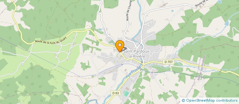 localisation de l'entreprise SCI BELGAD  PIEGUT-PLUVIERS