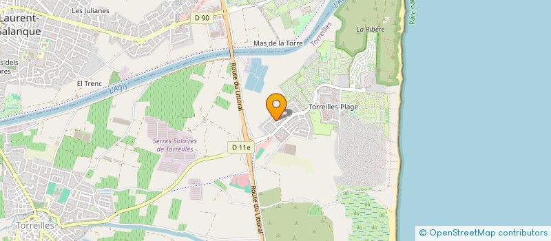 localisation de l'entreprise SCI BELGARDES  TORREILLES