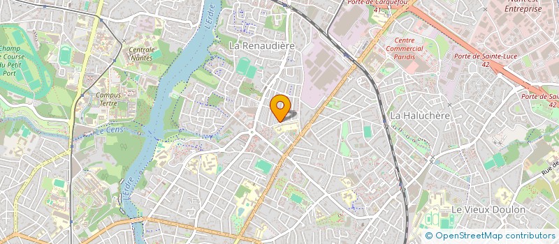 localisation de l'entreprise SCI BELGHITI  NANTES