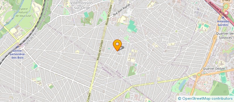 localisation de l'entreprise SCI BELGI  MORSANG-SUR-ORGE