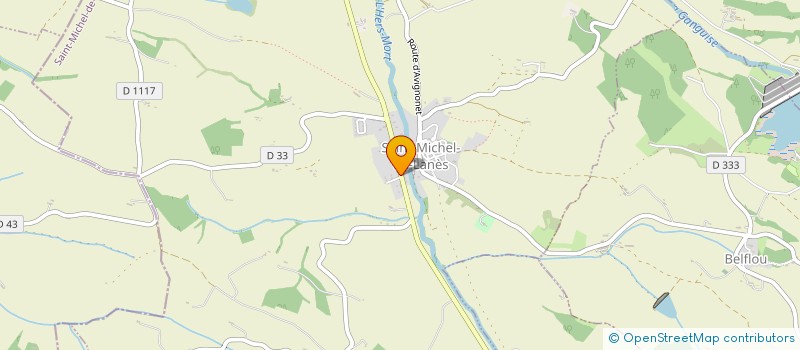 localisation de l'entreprise SCI BELGUDE  SAINT-MICHEL-DE-LANES