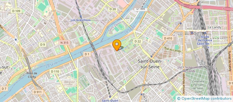 localisation de l'entreprise SCI BELHADJ à SAINT-OUEN-SUR-SEINE