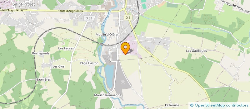 localisation de l'entreprise SCI BELHASARD  LA ROCHEFOUCAULD-EN-ANGOUMOIS