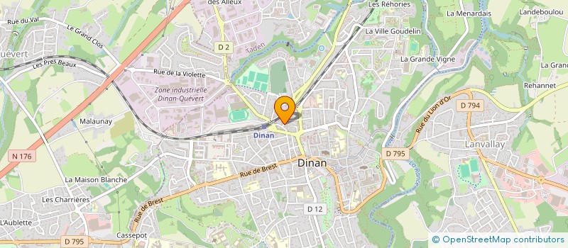 localisation de l'entreprise SCI BELHAUT  DINAN