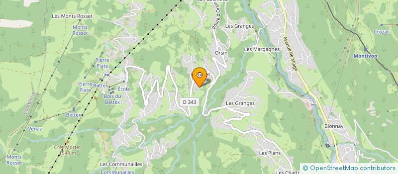 localisation de l'entreprise SCI BELHOMME  SAINT-GERVAIS-LES-BAINS