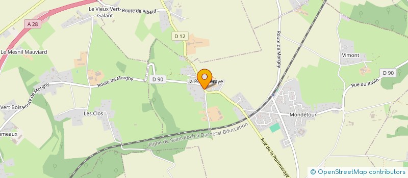 localisation de l'entreprise SCI BELHOMME  MORGNY-LA-POMMERAYE