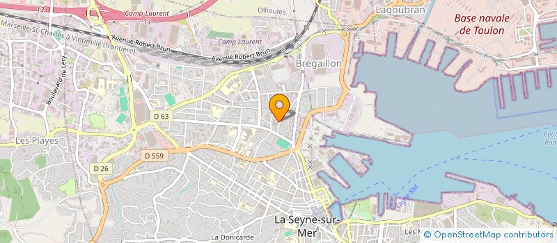 localisation de l'entreprise SCI BELIARD à LA SEYNE-SUR-MER