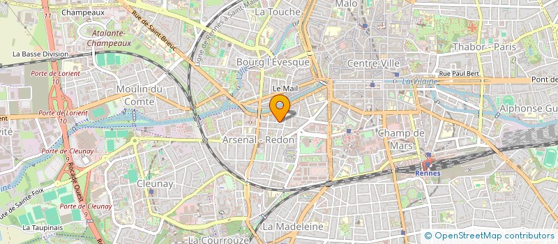 localisation de l'entreprise SCI BELIARD ATTIA  RENNES