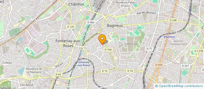 localisation de l'entreprise SCI BELIBELO à FONTENAY-AUX-ROSES