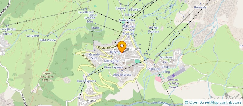 localisation de l'entreprise SCI BELIER 2  HUEZ