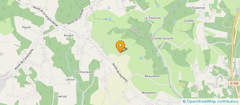 localisation de l'entreprise SCI BELIJAR  PRIGONRIEUX