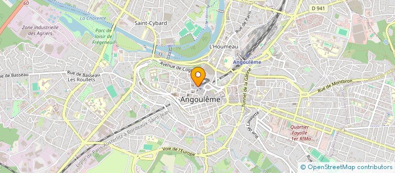 localisation de l'entreprise SCI BELILOUP à ANGOULEME