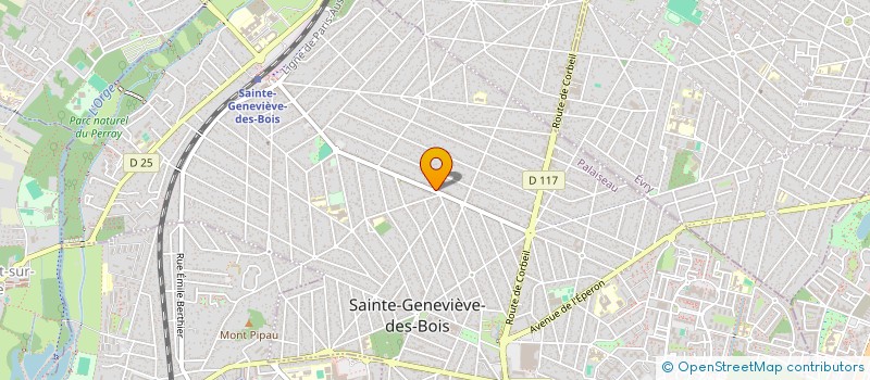 localisation de l'entreprise SCI BELIN à SAINTE-GENEVIEVE-DES-BOIS