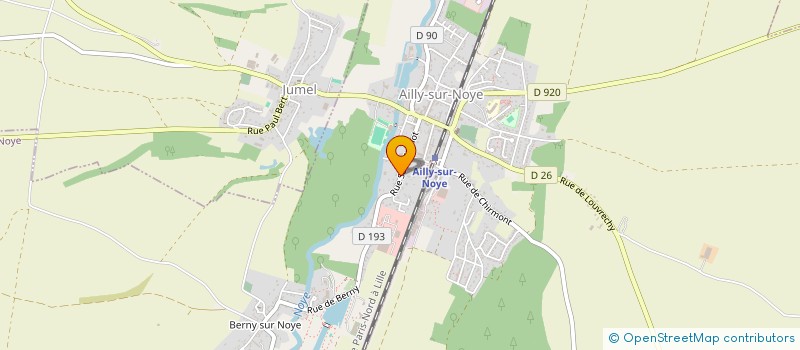 localisation de l'entreprise SCI BELINE  AILLY-SUR-NOYE