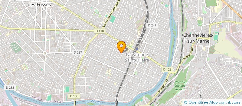 localisation de l'entreprise SCI BELINE à SAINT-MAUR-DES-FOSSES