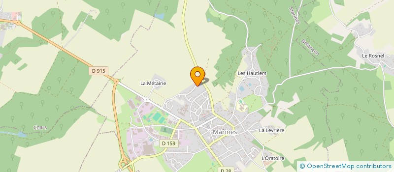 localisation de l'entreprise SCI BELINE  MARINES