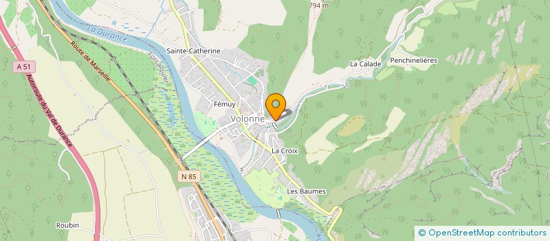 localisation de l'entreprise SCI BELINO  VOLONNE