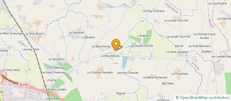 localisation de l'entreprise SCI BELINO  CORPS-NUDS