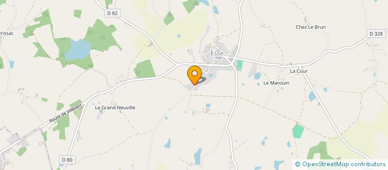 localisation de l'entreprise SCI BELINOS  ESSE