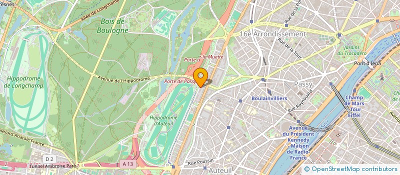 localisation de l'entreprise SCI BELISAMA  PARIS