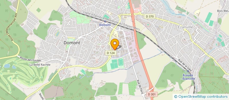 localisation de l'entreprise SCI BELISE ET FERUS  DOMONT