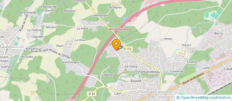 localisation de l'entreprise SCI BELIVE à SAINT-VINCENT-DE-TYROSSE
