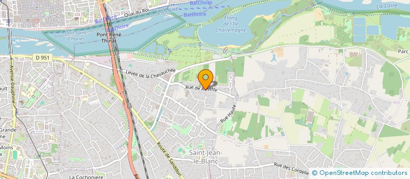 localisation de l'entreprise SCI BELIZENDE  SAINT-JEAN-LE-BLANC