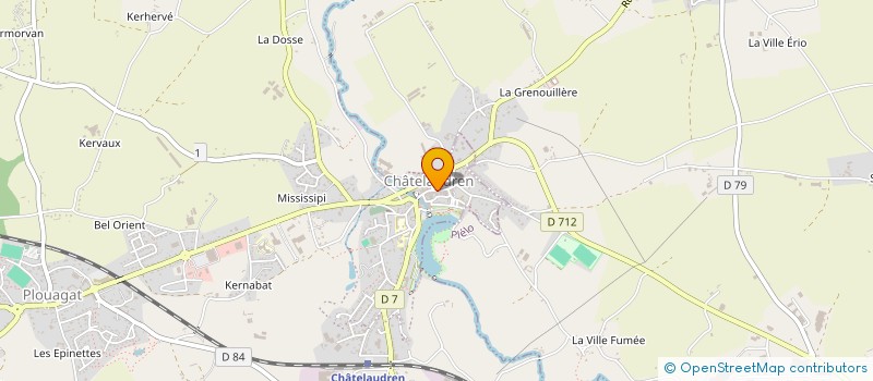 localisation de l'entreprise SCI BELKA  CHATELAUDREN-PLOUAGAT