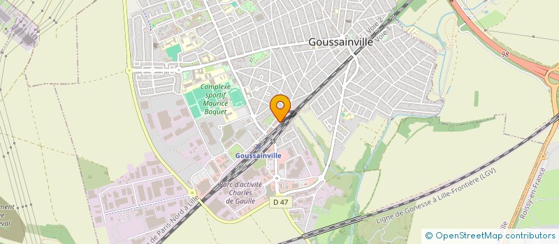 localisation de l'entreprise SCI BELKEBIR à GOUSSAINVILLE