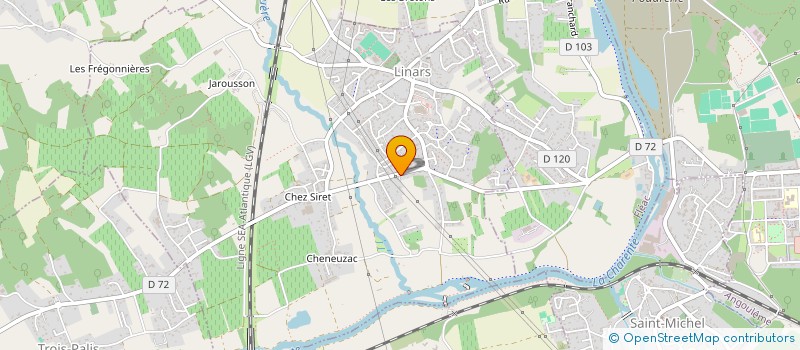 localisation de l'entreprise SCI BELKHIR à LINARS