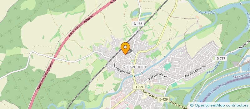 localisation de l'entreprise SCI BELKO  ROHRWILLER