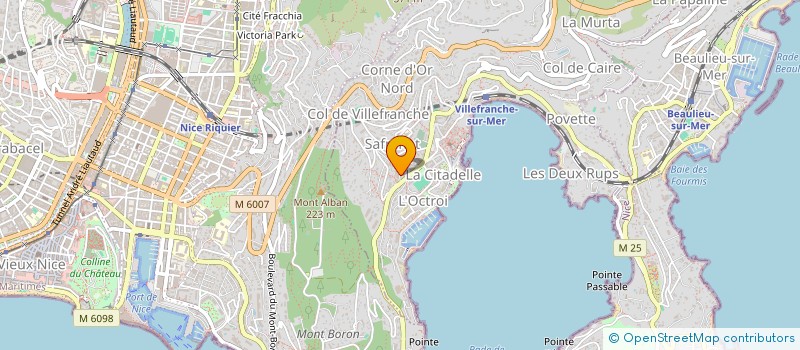 localisation de l'entreprise SCI BELL'AZUR INVEST à VILLEFRANCHE-SUR-MER