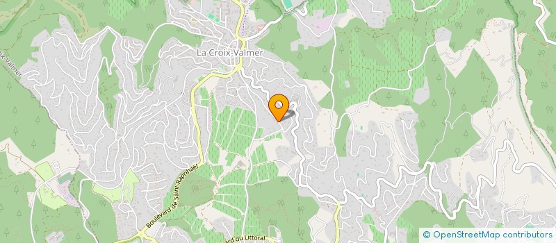 localisation de l'entreprise SCI BELLA à LA CROIX-VALMER