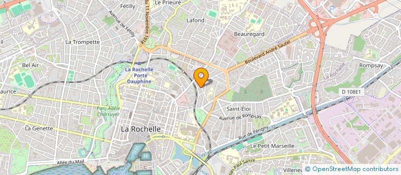 localisation de l'entreprise SCI BELLA  LA ROCHELLE