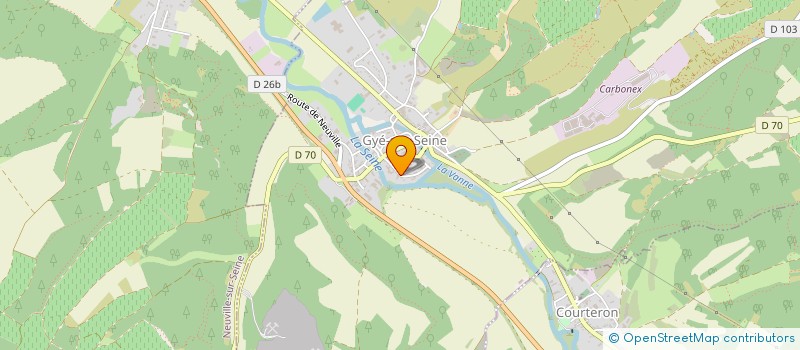 localisation de l'entreprise SCI BELLA  GYE-SUR-SEINE