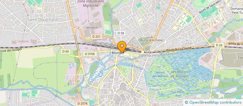 localisation de l'entreprise SCI BELLA  BOURGES