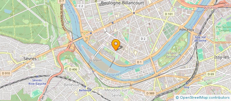 localisation de l'entreprise SCI BELLA CADIX à BOULOGNE-BILLANCOURT