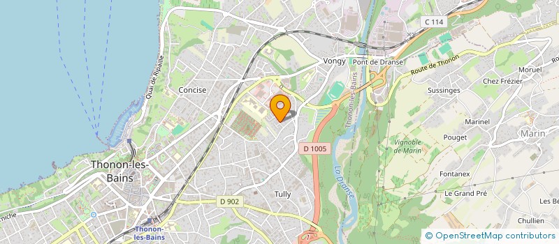 localisation de l'entreprise SCI BELLA STORIA à THONON-LES-BAINS