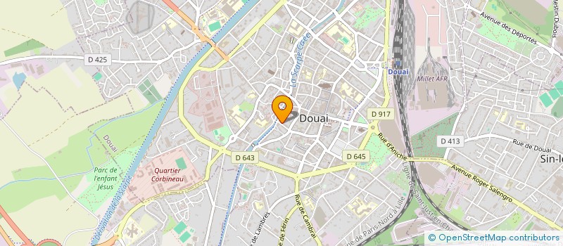 localisation de l'entreprise SCI BELLA VIDA à DOUAI