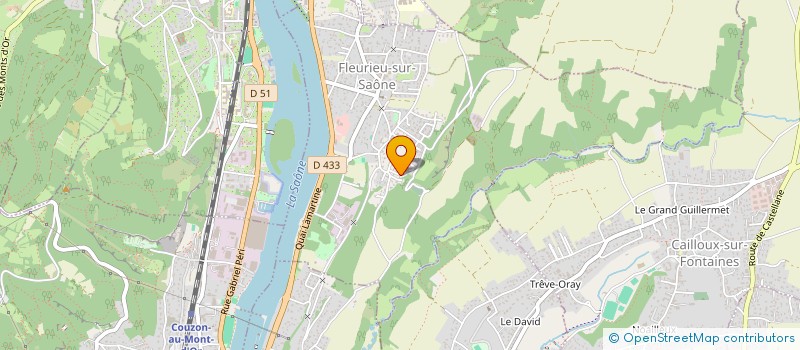 localisation de l'entreprise SCI BELLA VITA  FLEURIEU-SUR-SAONE