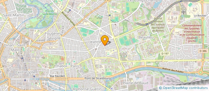 localisation de l'entreprise SCI BELLA VITA à RENNES