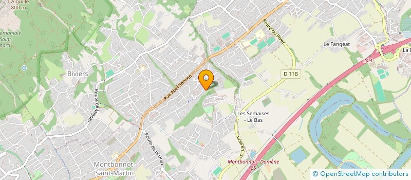 localisation de l'entreprise SCI BELLADONE  MONTBONNOT-SAINT-MARTIN