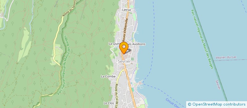 localisation de l'entreprise SCI BELLAGIO  SEVRIER