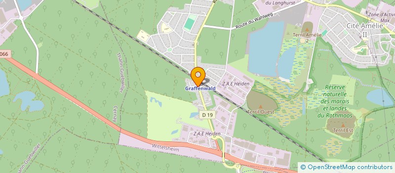 localisation de l'entreprise SCI BELLAGIO  WITTELSHEIM