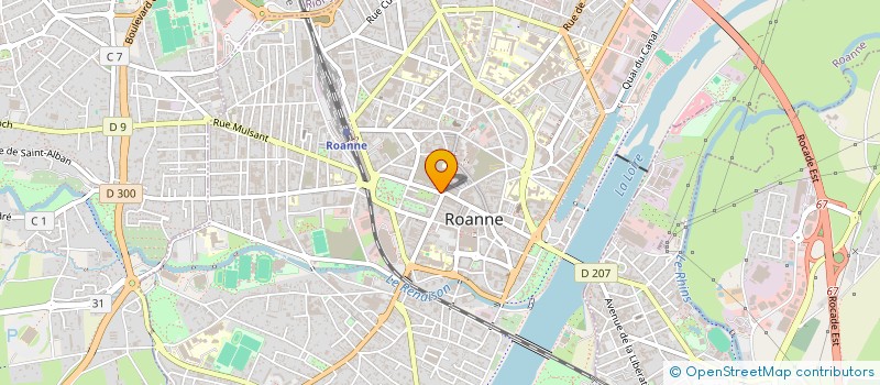 localisation de l'entreprise SCI BELLAICHE  ROANNE