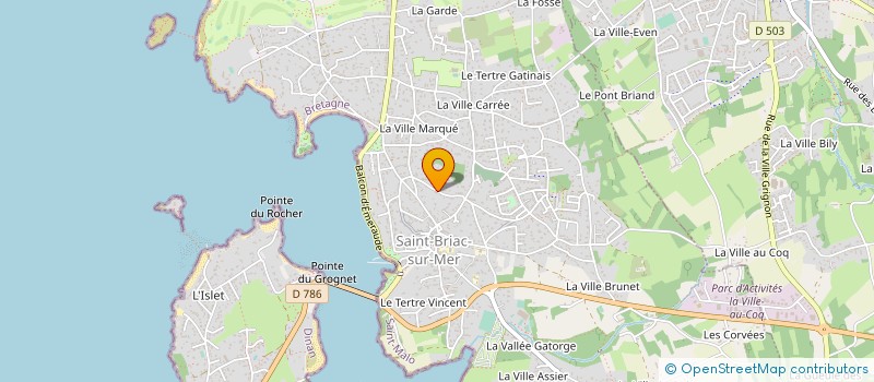 localisation de l'entreprise SCI BELLAMY  SAINT-BRIAC-SUR-MER