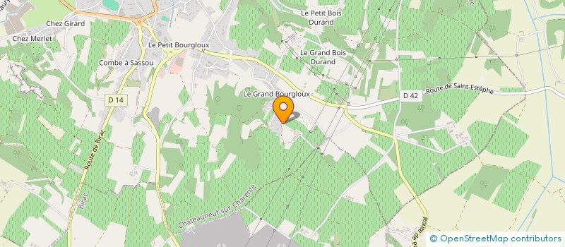 localisation de l'entreprise SCI BELLAMY à CHATEAUNEUF-SUR-CHARENTE